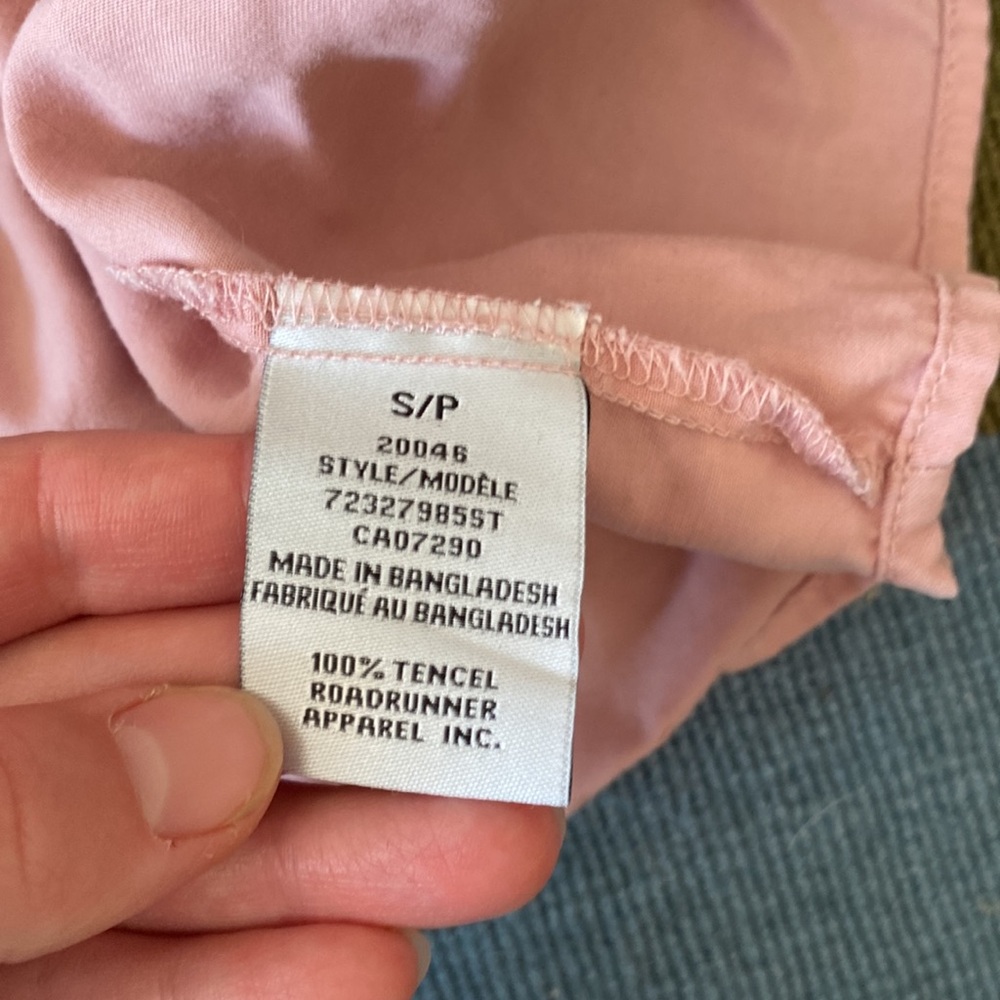 Pink Button Down - Picture 2 of 2